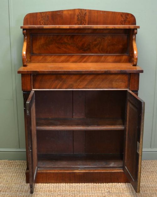 fig 1. Characterful Victorian Antique Mahogany Chiffonier