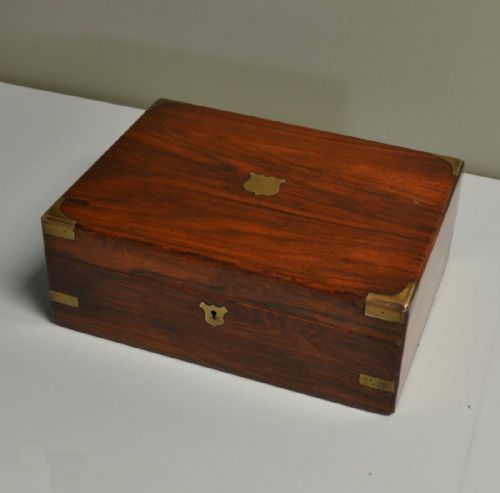 Superb Quality Victorian Figured Walnut Antique Writing Slope