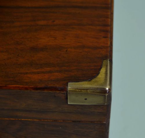 fig 2. Superb Quality Victorian Figured Walnut Antique Writing Slope