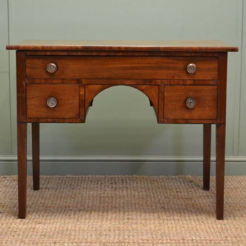 Georgian Mahogany Antique Writing / Side Table