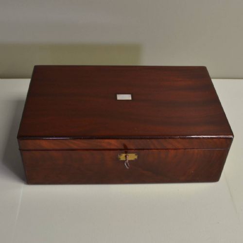 Rich Victorian Mahogany Antique Writing Slope