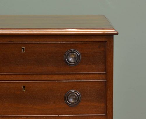 fig 2. Small Edwardian Mahogany Antique Chest Of Drawers