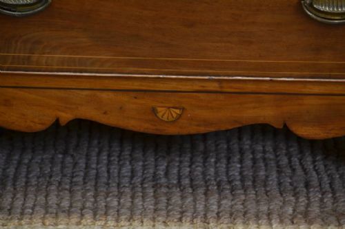 fig 2. Unusual Small Georgian Country Mahogany Antique Chest On Chest