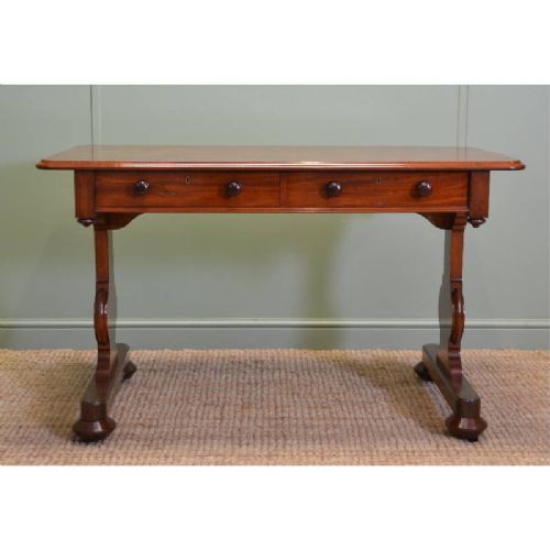 fig 1. Stunning Quality Regency Mahogany Antique Writing Table