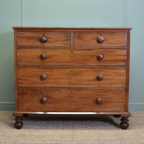 Mellow Mahogany Regency Antique Chest of Drawers