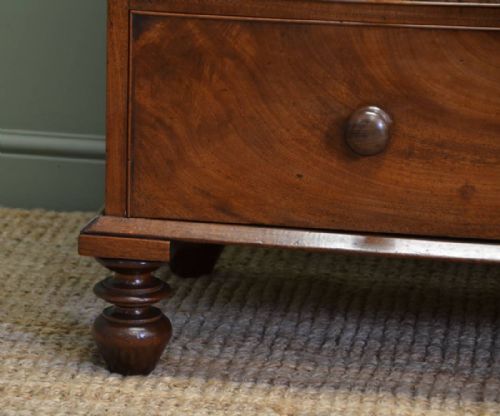 fig 1. Mellow Mahogany Regency Antique Chest Of Drawers