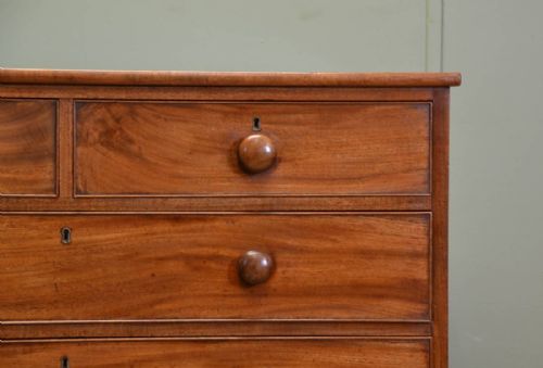 fig 2. Mellow Mahogany Regency Antique Chest Of Drawers