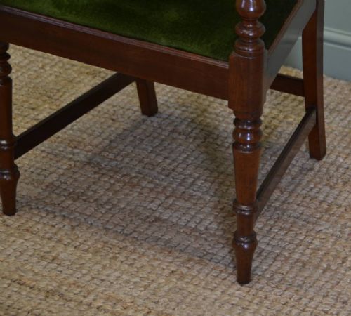 fig 1. Fine Quality Regency Mahogany Antique Desk Chair