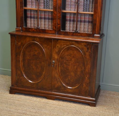 fig 2. Decorative Victorian Antique Glazed Bookcase