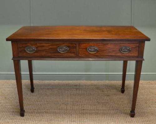 Edwardian Inlaid Walnut Antique Side Table
