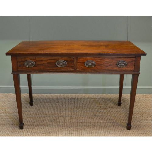 fig 1. Edwardian Inlaid Walnut Antique Side Table