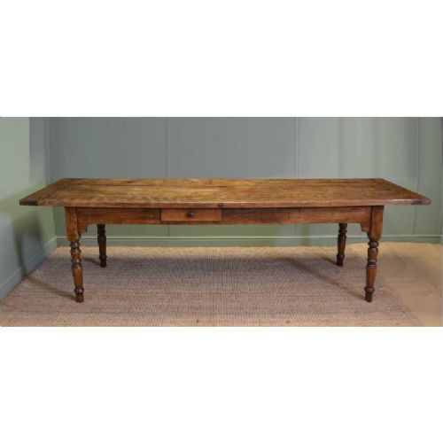 fig 2. Huge 9 Ft Long Victorian French Country Farmhouse Antique Kitchen Table