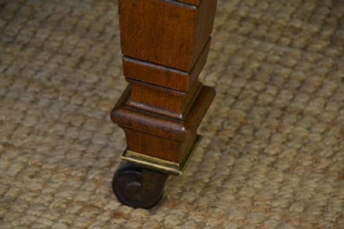 fig 2. Unusual Huge Victorian Solid Oak Antique Dining Table