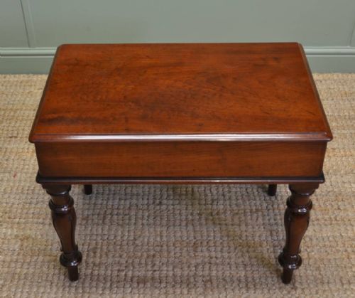 fig 1. Unusual William IV Quality Mahogany Antique Small Coffee Table