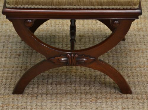 fig 2. Fine Quality Regency Antique X Framed Stool
