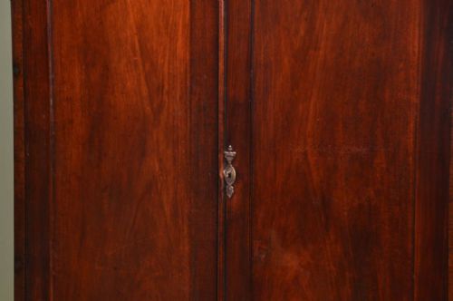 fig 2. Characterful Solid Mahogany Antique Georgian Wardrobe.