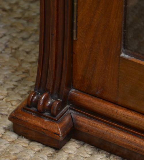 fig 1. Magnificent Quality Victorian Antique Mahogany Glazed Bookcase