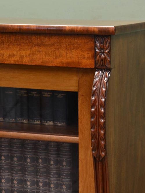 fig 2. Magnificent Quality Victorian Antique Mahogany Glazed Bookcase