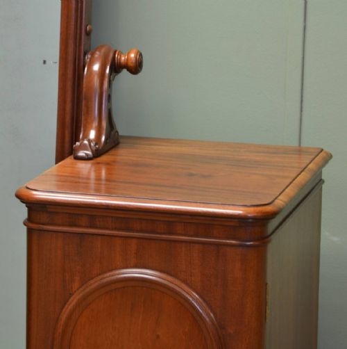 fig 2. Magnificent Quality Unusual Elegant Victorian Cheval Mahogany Dressing Table