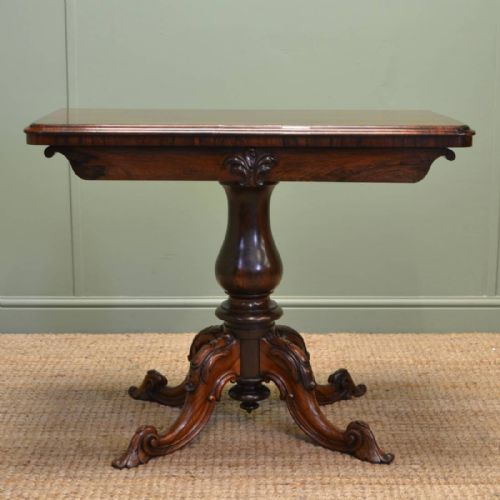 Fine Regency Rosewood Antique Card / Console Table