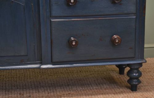 fig 1. Country Painted Victorian Antique Dresser Base