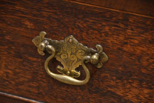 fig 2. Charming Country Georgian Antique Oak Small Chest Of Drawers