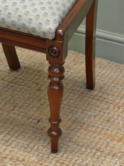 fig 2. Fine Set of 6 Regency Mahogany Antique Dining Chairs