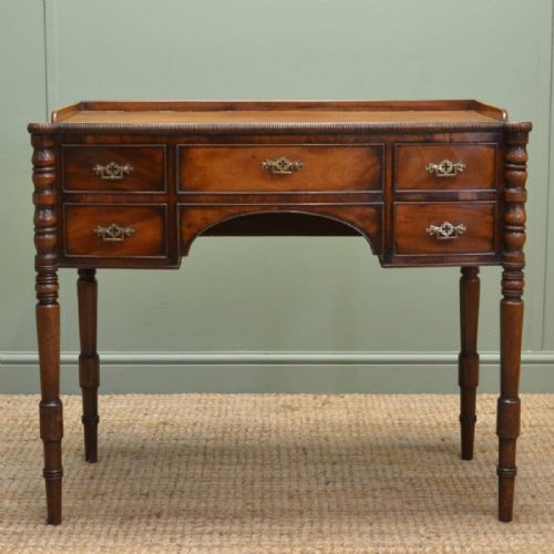Elegant Regency Mahogany Antique Side / Writing Table