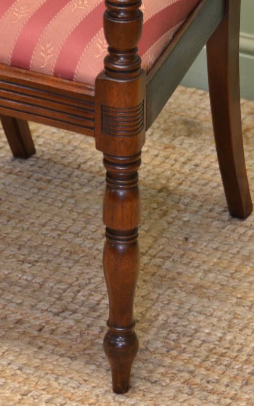 fig 1. Quality Regency Mahogany Antique Desk Chair