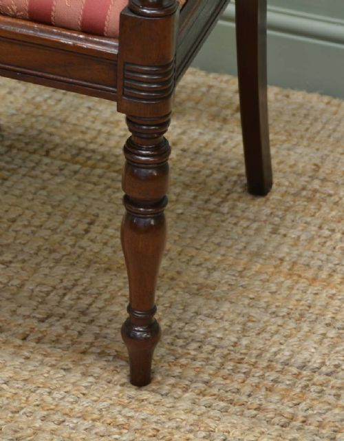 fig 1. Fine Quality Regency Mahogany Antique Desk Chair
