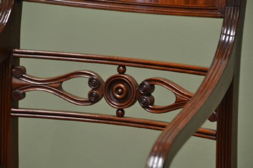 fig 2. Fine Quality Regency Mahogany Antique Desk Chair