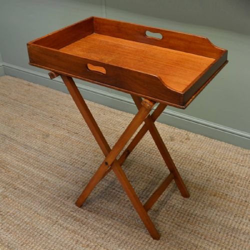 Victorian Mahogany Antique Butlers Tray