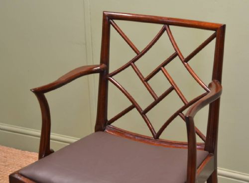 fig 2. Fine Quality Edwardian Solid Mahogany Cockpen Antique Desk Chair
