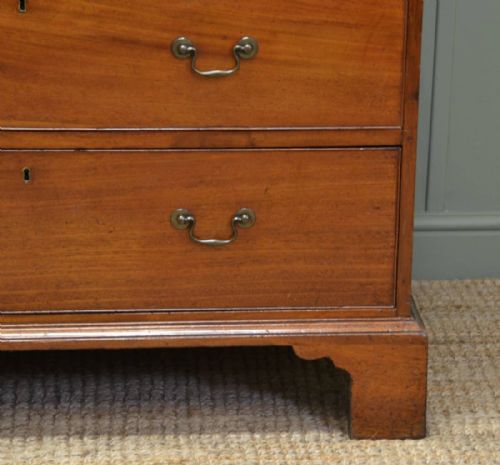 fig 2. Georgian Mahogany Antique Chest On Chest