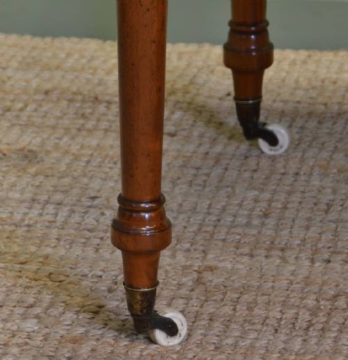 fig 2. Magnificent Quality Victorian Figured Mahogany Antique Writing Table