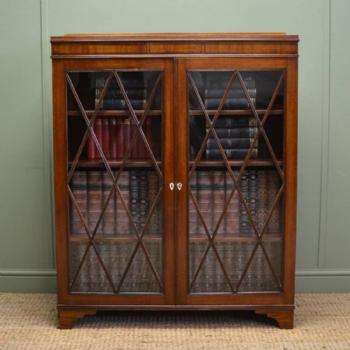 Georgian Mahogany Astragal Glazed Antique Bookcase