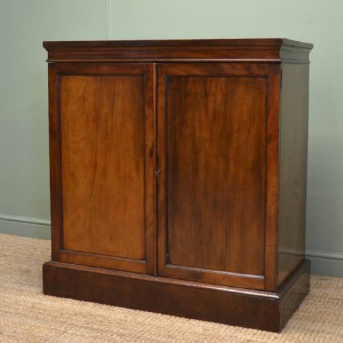 Characterful Victorian Walnut Antique Cupboard