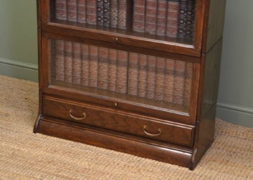 fig 1. Antique Globe-Wernicke Design Edwardian Oak Bookcase