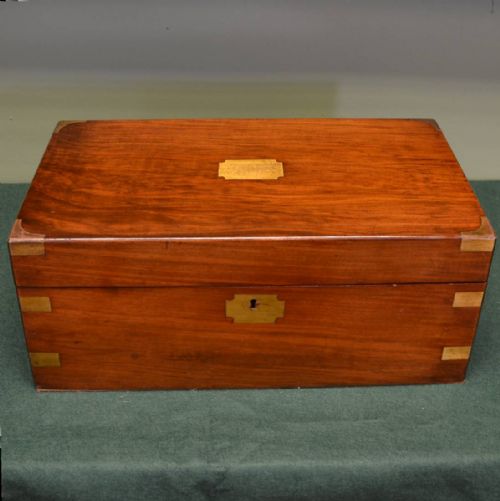 Antique Victorian Walnut Writing Slope