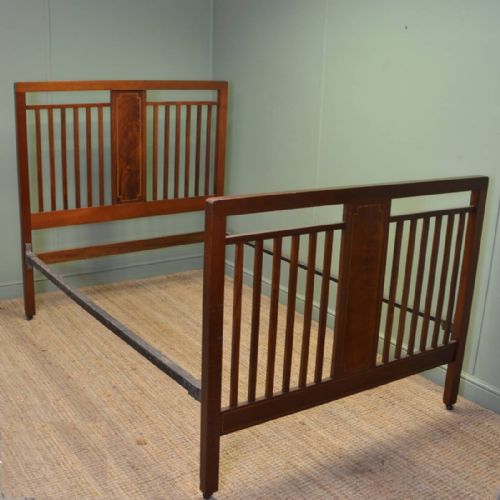 Edwardian Mahogany Antique Bed Frame