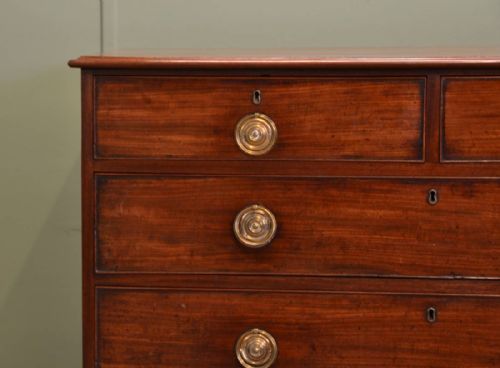 fig 2. Stunning Georgian Mahogany Antique Chest Of Drawers