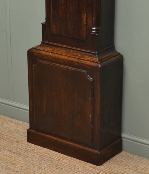 fig 2. Georgian Country Oak Antique Grandfather Clock