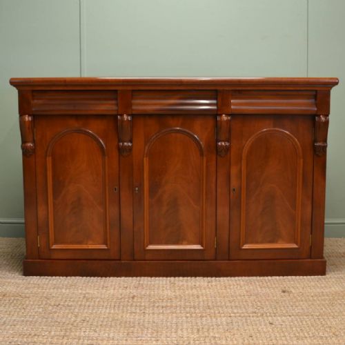 Magnificent Quality Victorian Mahogany Antique Sideboard