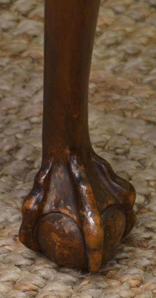 fig 2. Antique Edwardian Walnut Burgere Occasional Side Chair