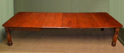 Huge William IV Extending Mahogany Dining Table Ca 1835