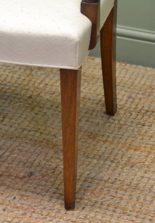 fig 2. Set Of Six Hepplewhite Design Antique Mahogany Dining Chairs