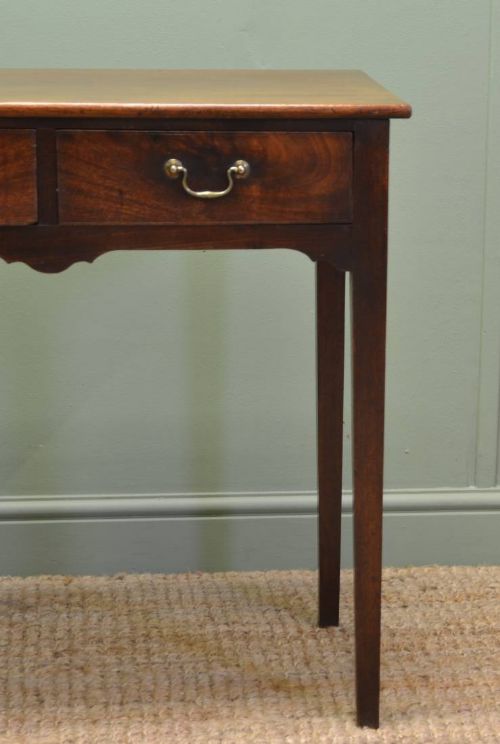 fig 1. Fine Georgian Mahogany Antique Side Table