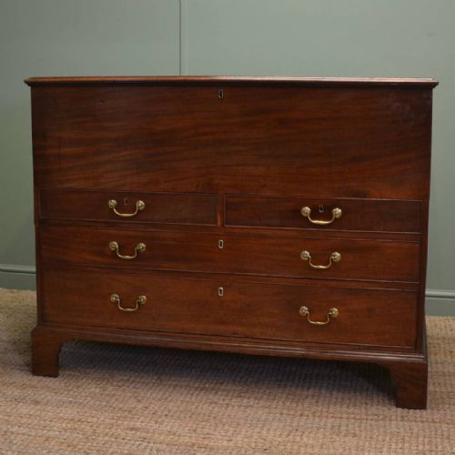 Spectacular Quality Georgian Mahogany Antique Chest