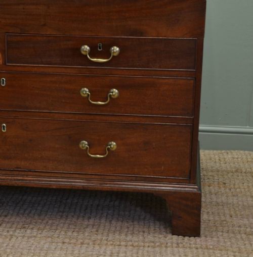fig 1. Spectacular Quality Georgian Mahogany Antique Chest