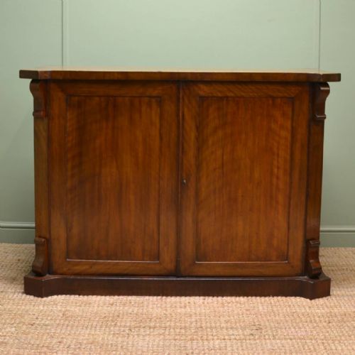 Antique Satin Birch Victorian Cupboard